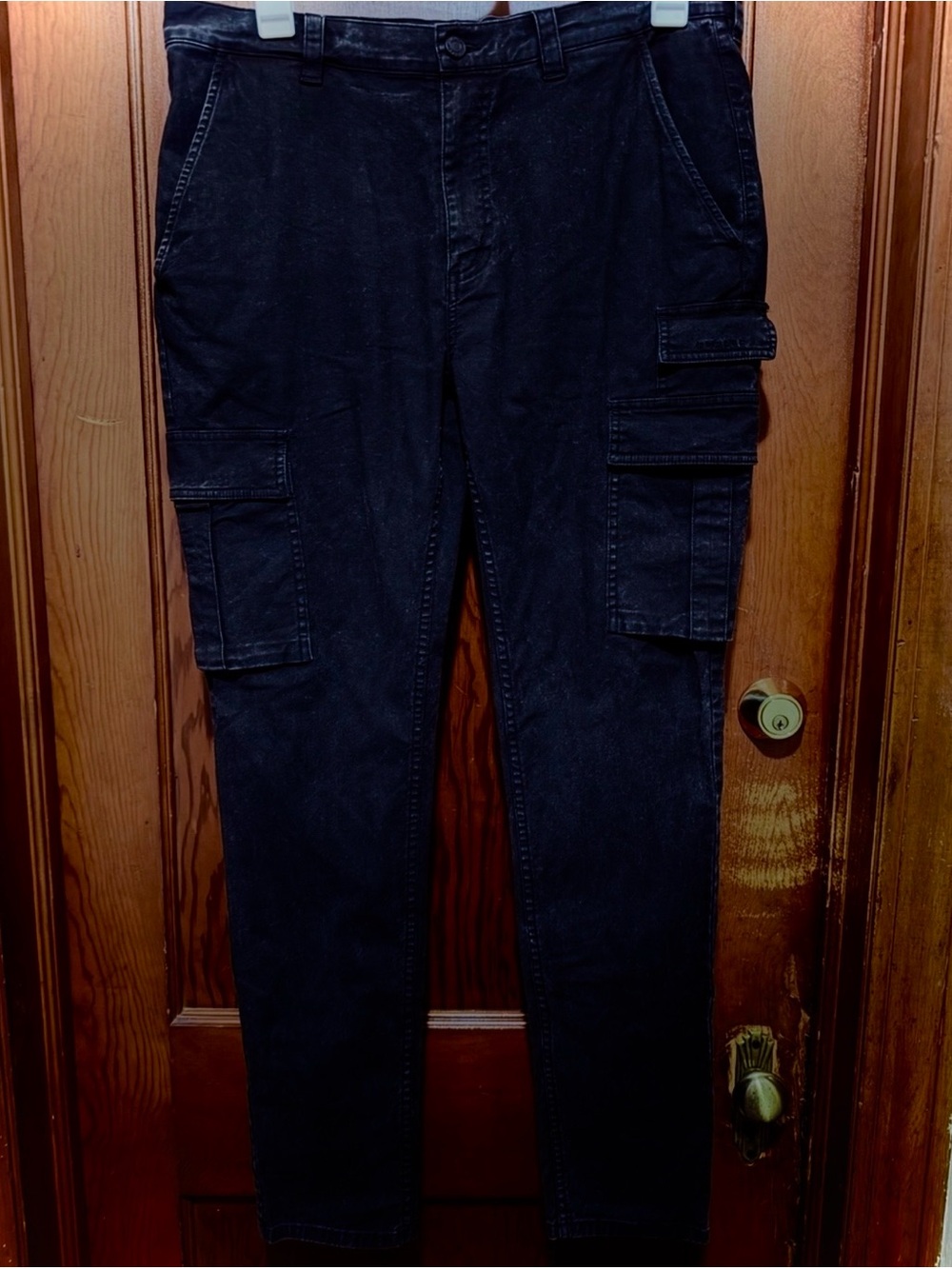 Purple Brand Cargo Jeans stoned wash denim